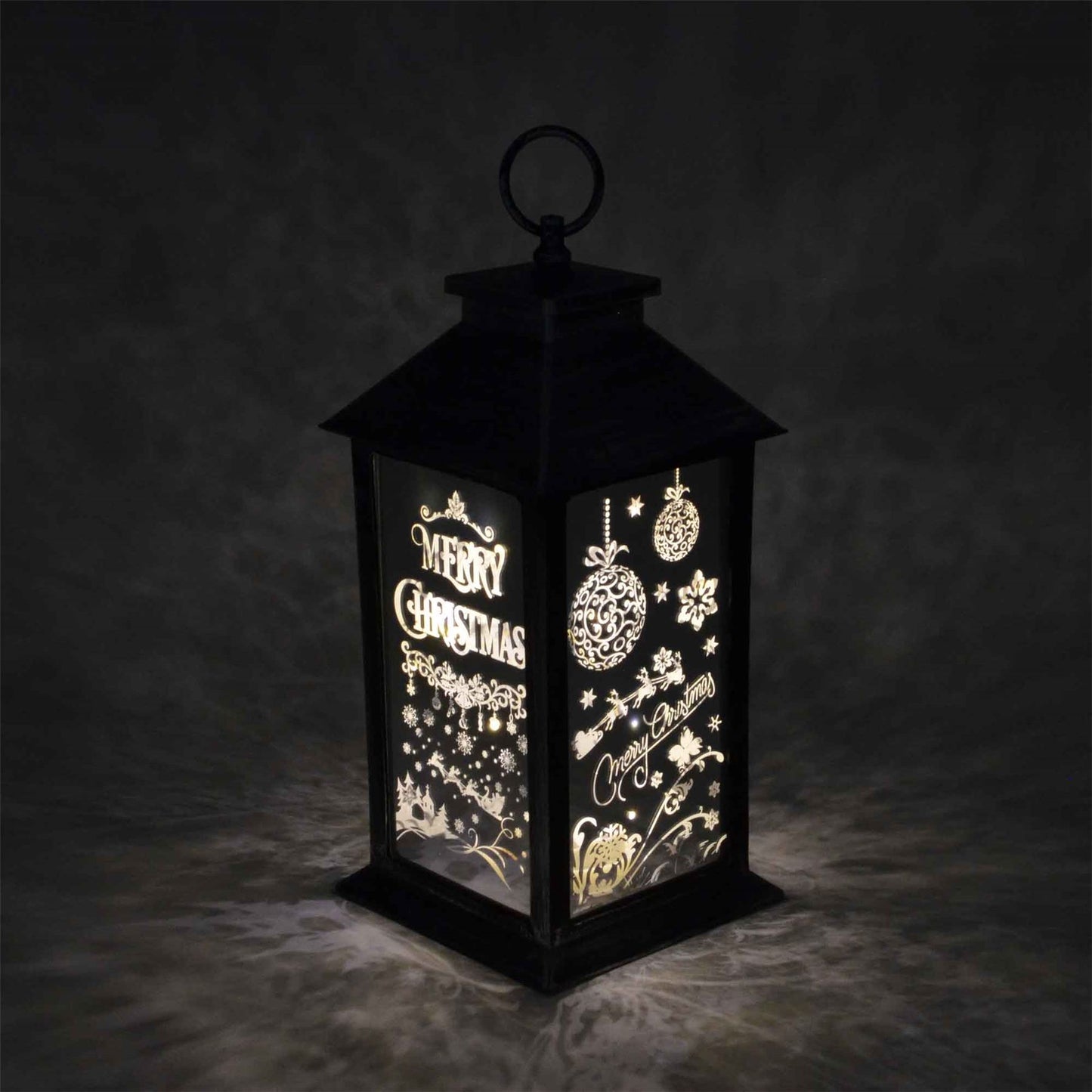 Rustic Silver Christmas Lantern