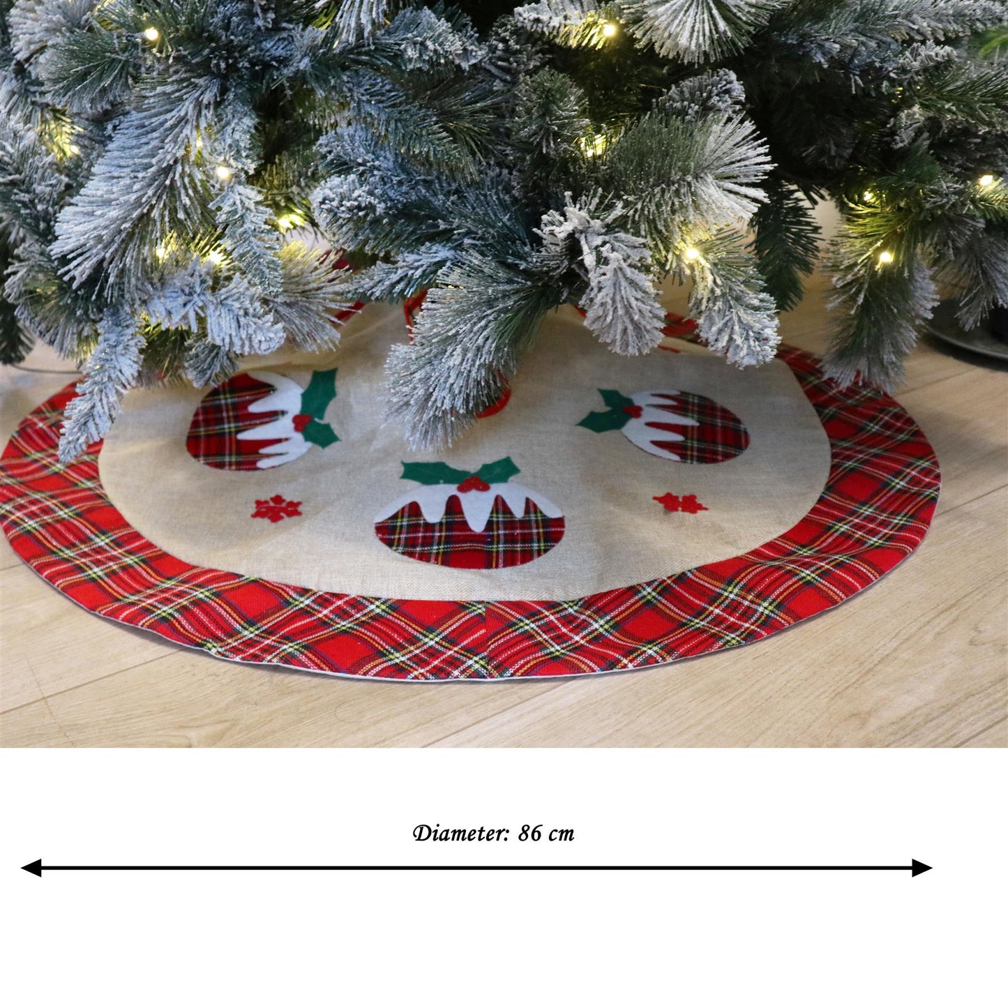 Christmas Tree Skirt Pudding 86 cm