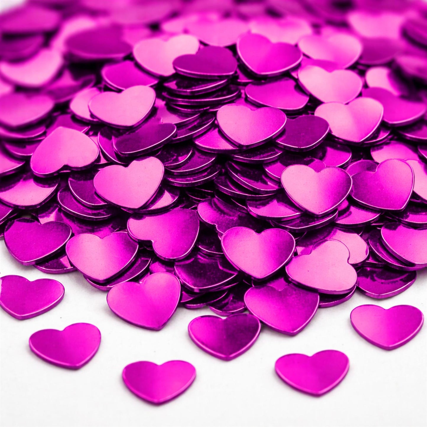 14g Pink Heart Confetti