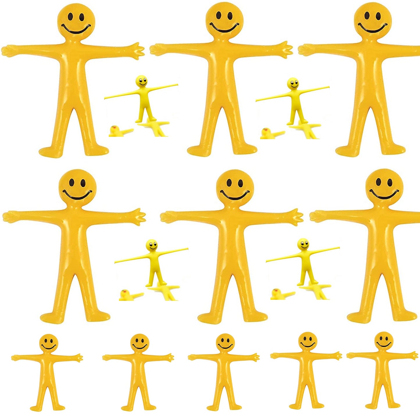 200pcs Stretchy Smiley Men