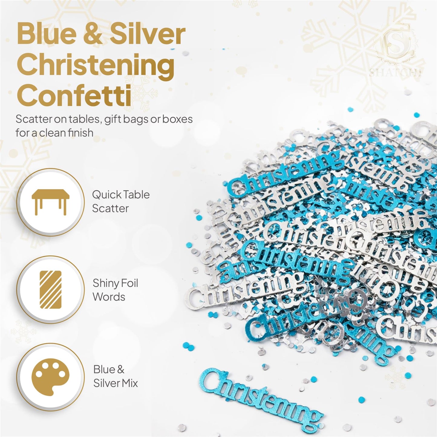 Christening Confetti Blue - 14g 1PK