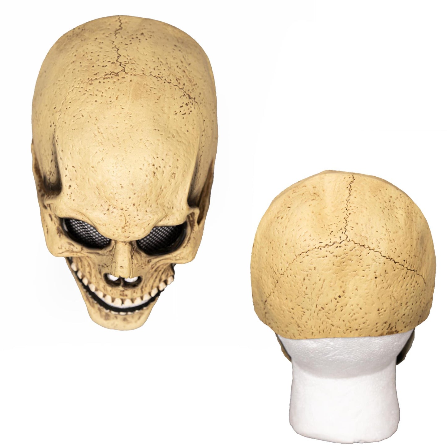 Brown Skeleton Latex Mask