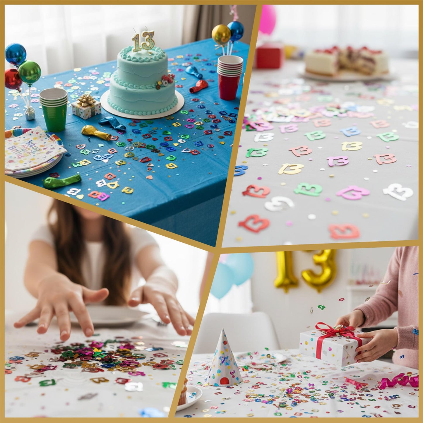 14g 13th Happy Birthday Confetti - 2 Pack