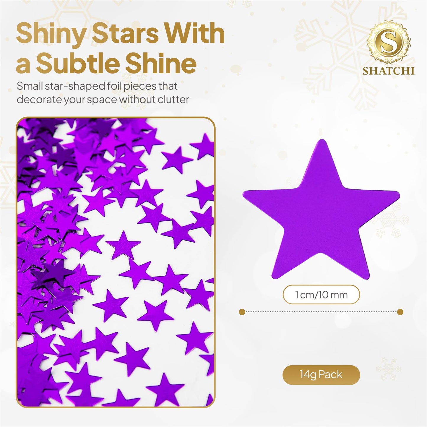 Purple Star Confetti (14g)