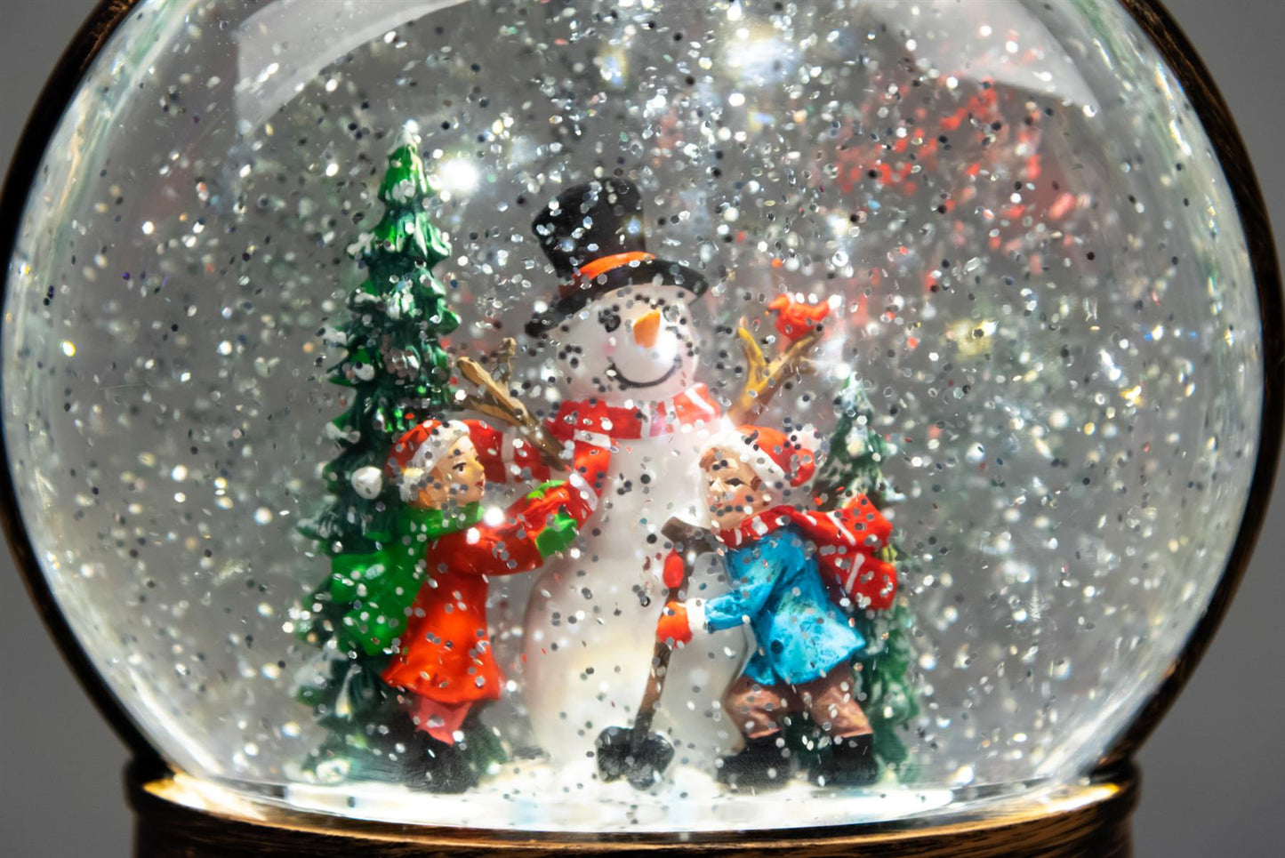 Light-Up Nativity Lantern Snow Globe