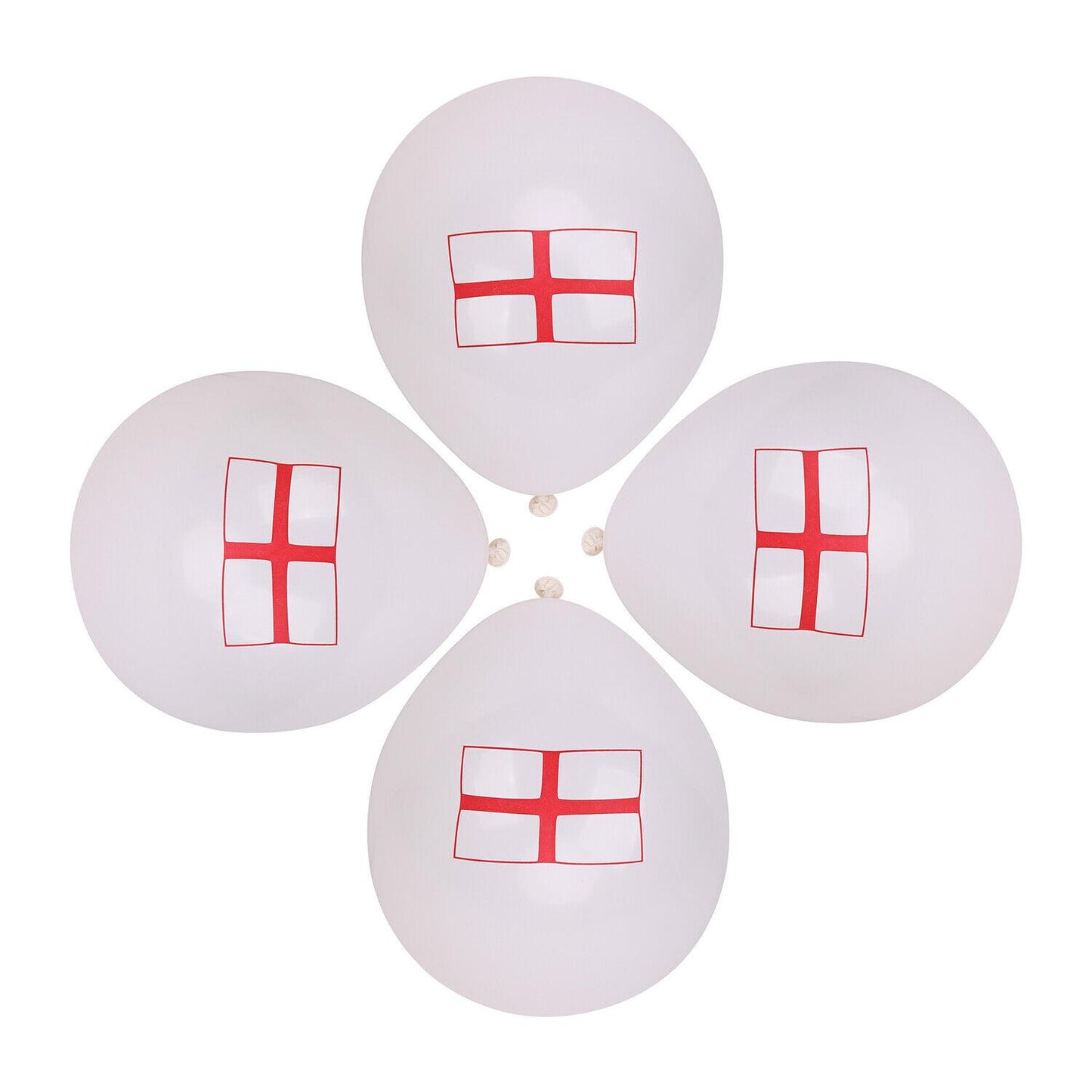 England St George Flag Printed Balloons 10Inch 15Pcs