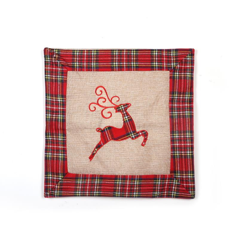 Christmas Pillow Cover - Reindeer, 40x40cm