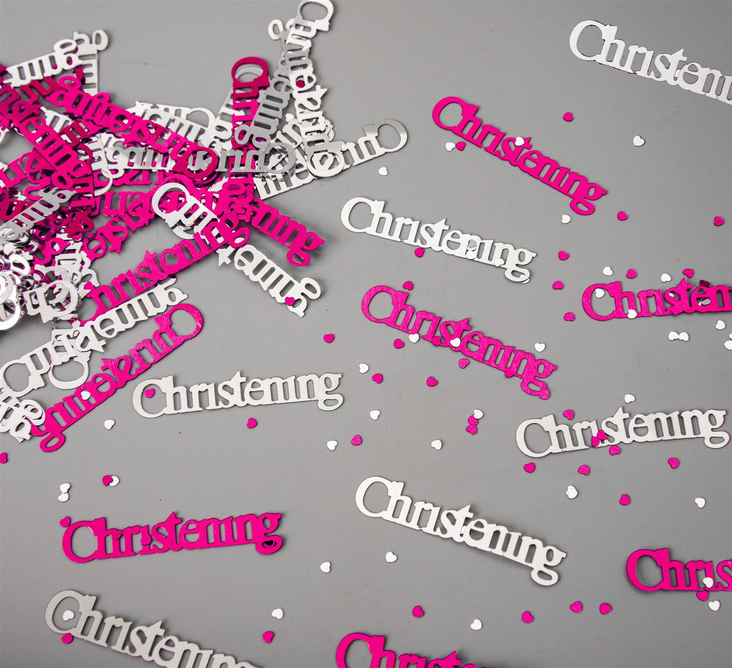 5 x 14g Pink Christening Confetti