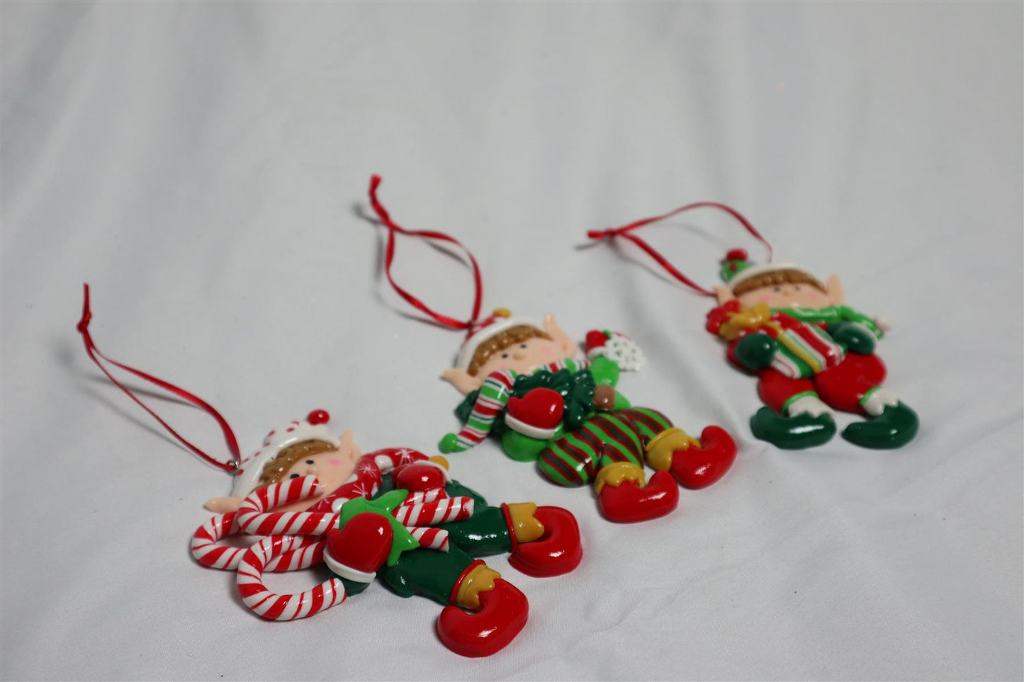 Christmas Hanging Decoration - 3pcs Ceramic