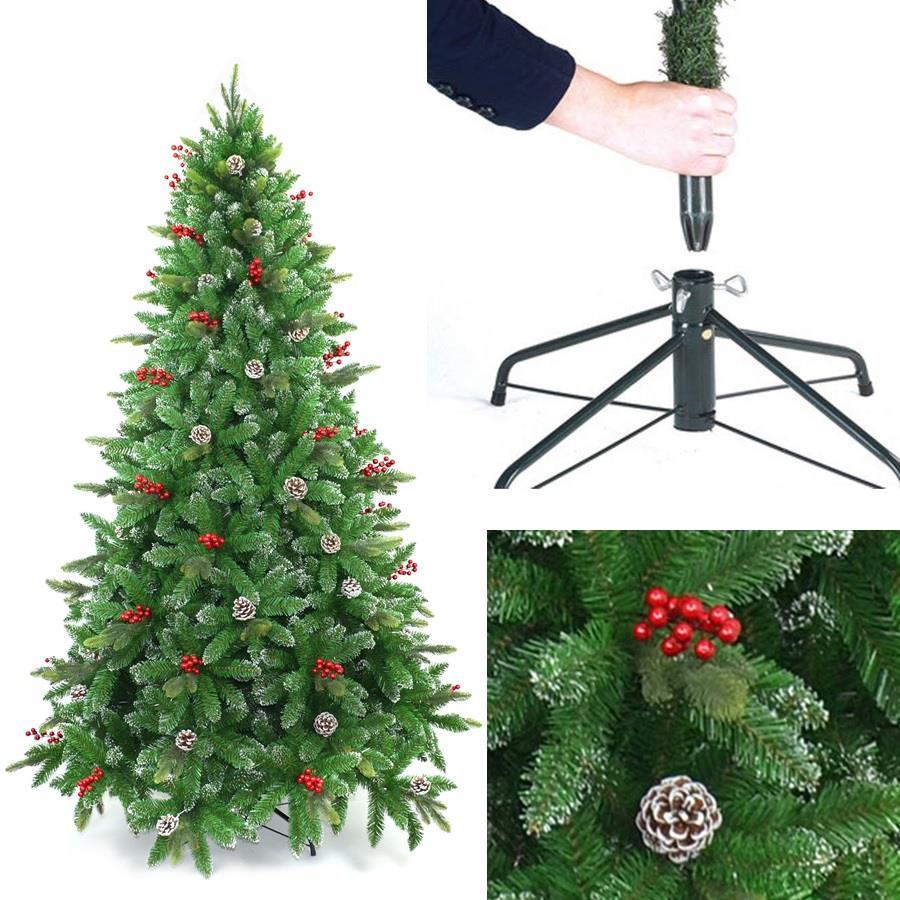 4ft Stockholm Pine Christmas Tree - Green