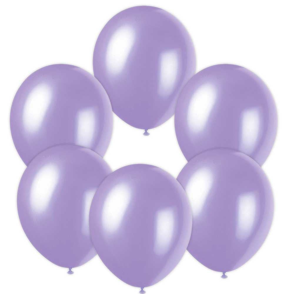 15pcs 12" Metallic Purple Latex Balloons