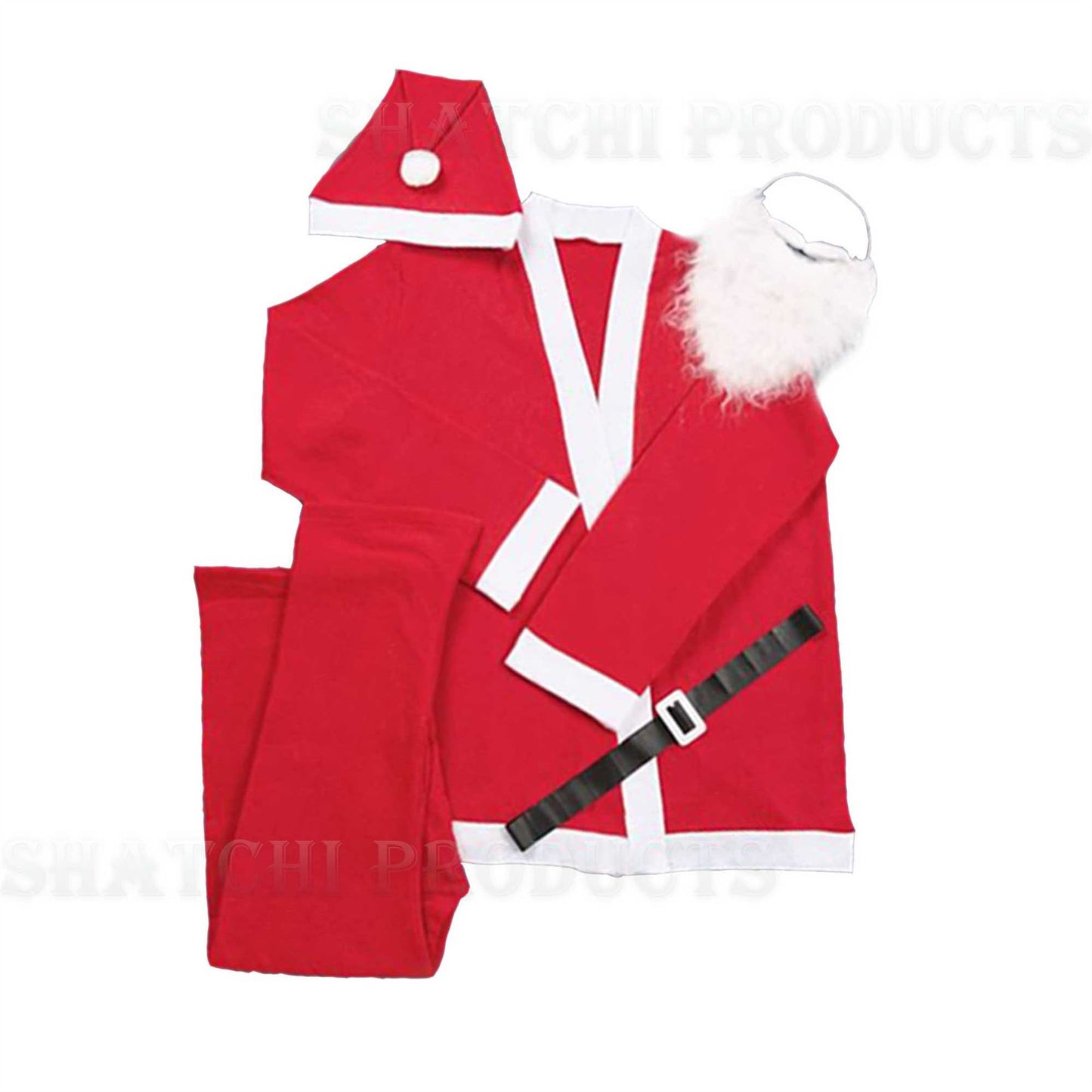 Adult Santa Suit Father Christmas Fancy Dress Costume