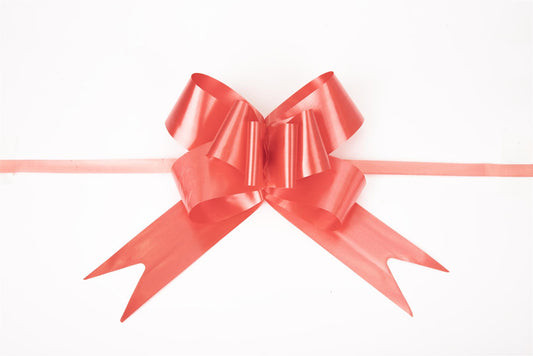 20 Red Pull Bows 50mm