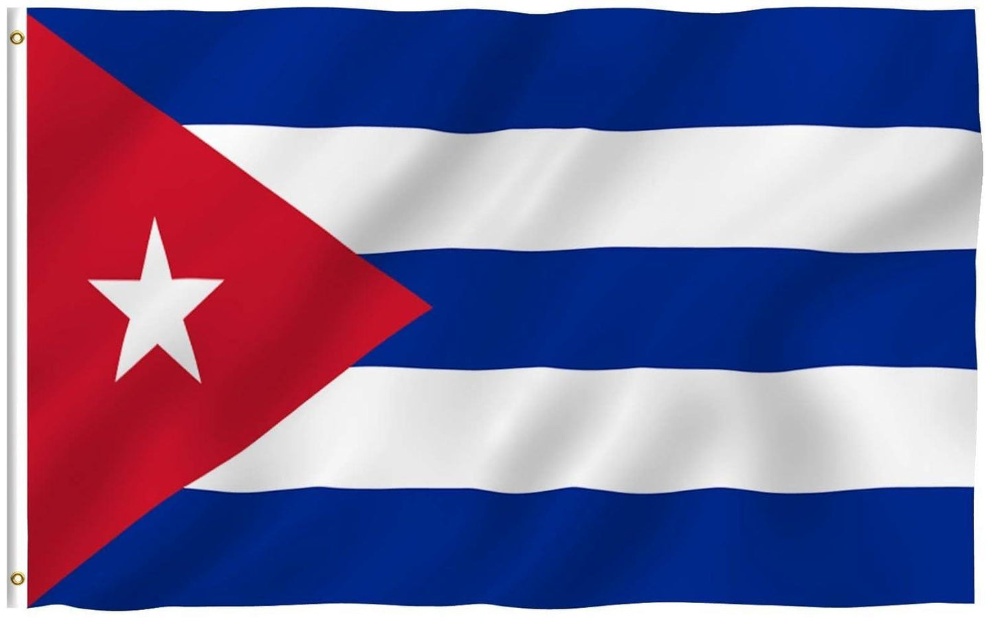 Cuba Flag 5x3ft With Eyelets