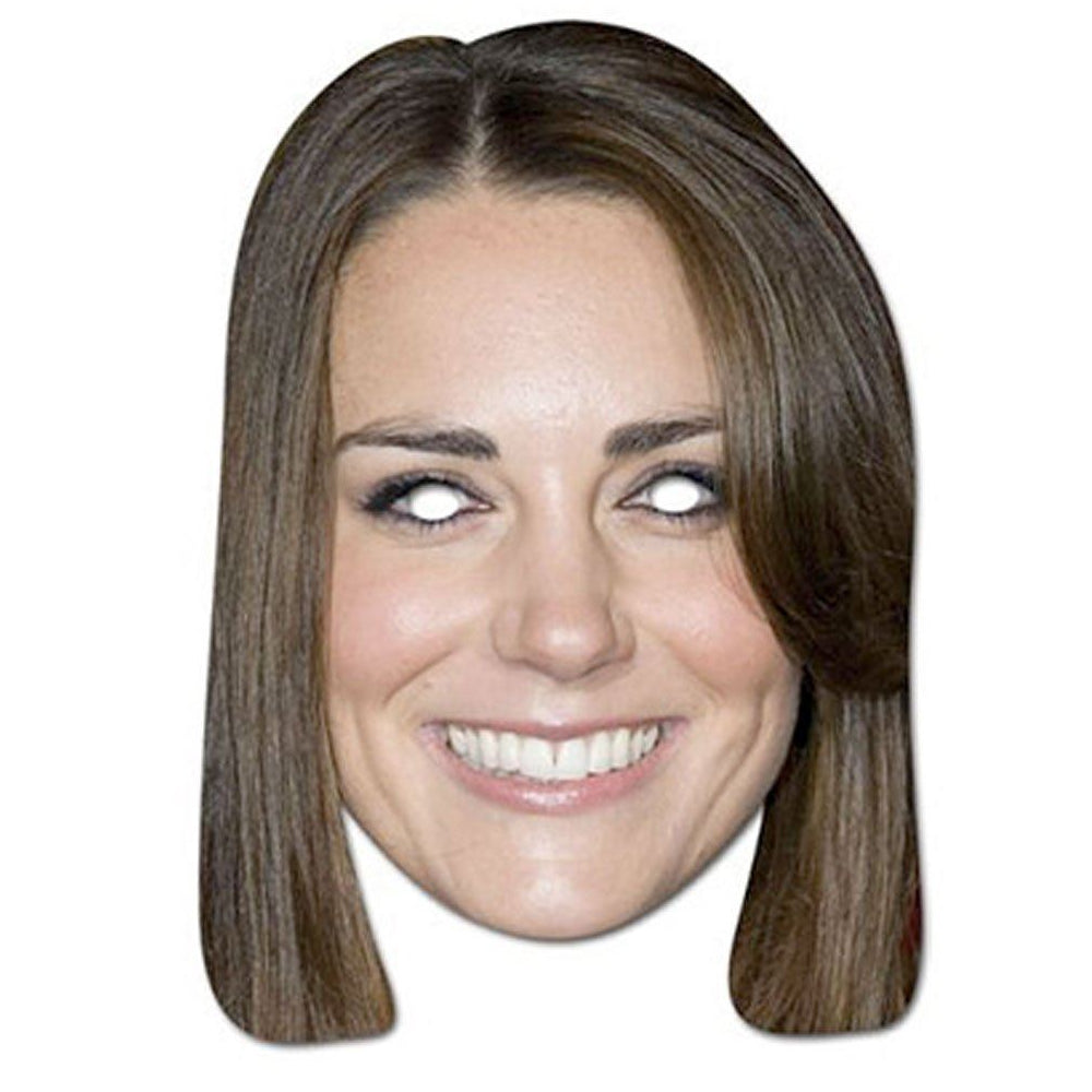 8-Pack Royal Family Face Masks featuring Queen Elizabeth II, Prince Philip, Kate Middleton, Prince William, Prince Harry, Prince Charles, Camilla Parker Bowles, and Meghan Markle