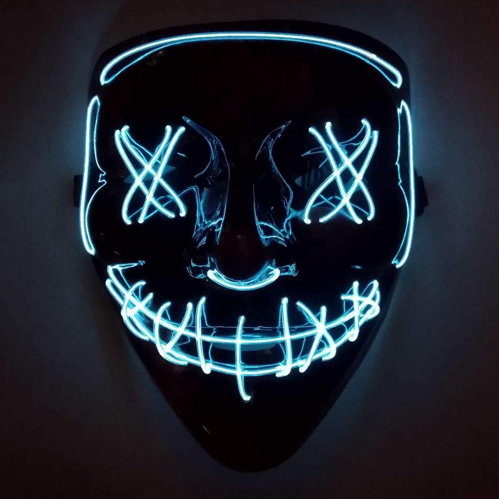 LED Stitched Purge Mask - Ice Blue