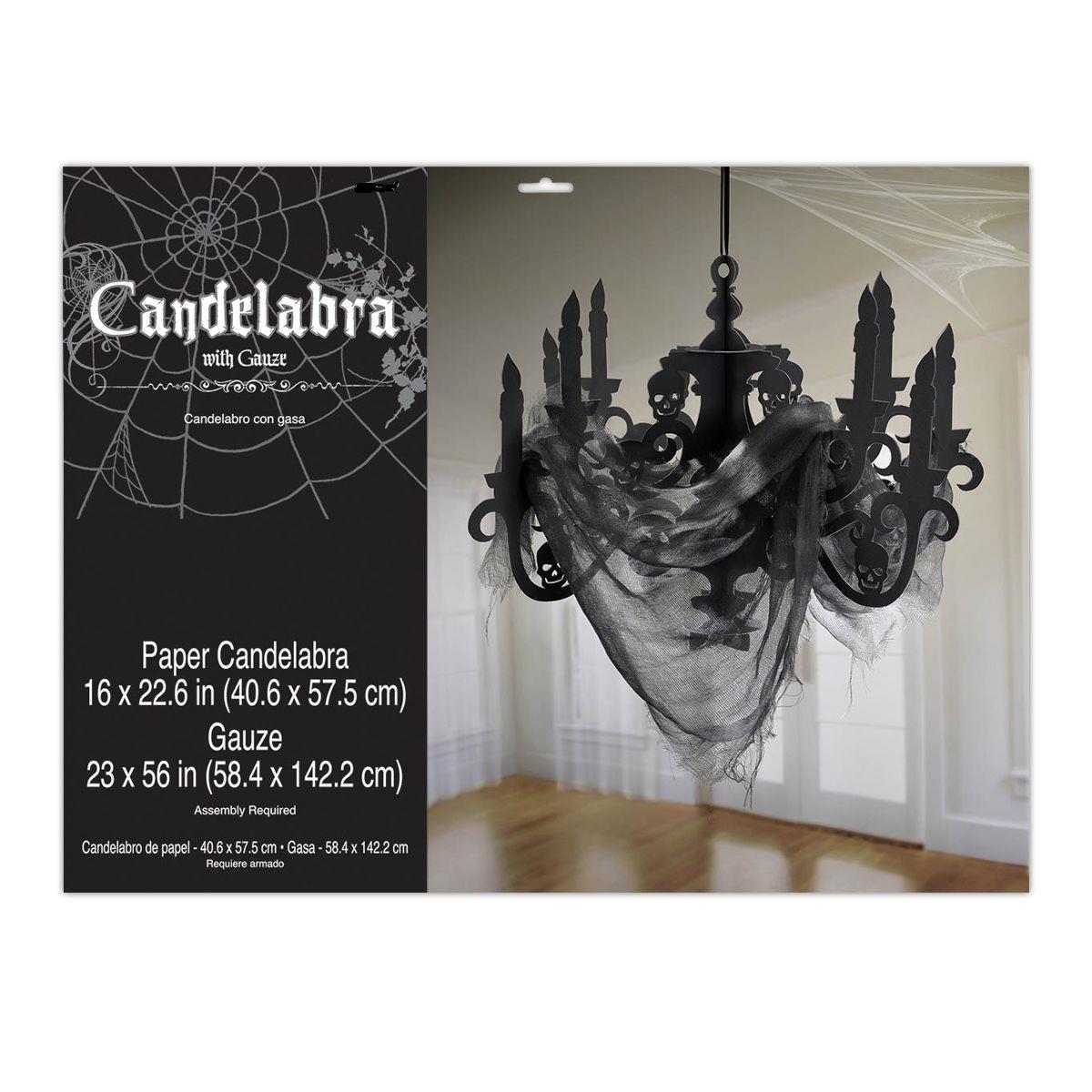 Halloween Paper Candelabra