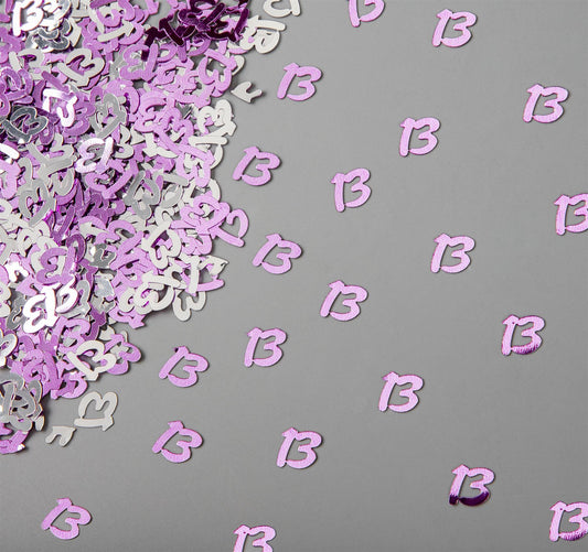 2 x 14g 13th Happy Birthday Pink Party Confetti