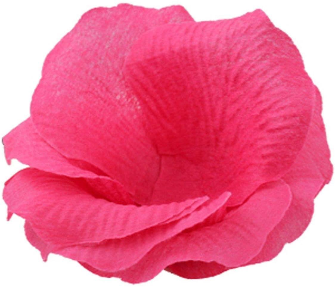 100 Hot Pink Silk Rose Petals