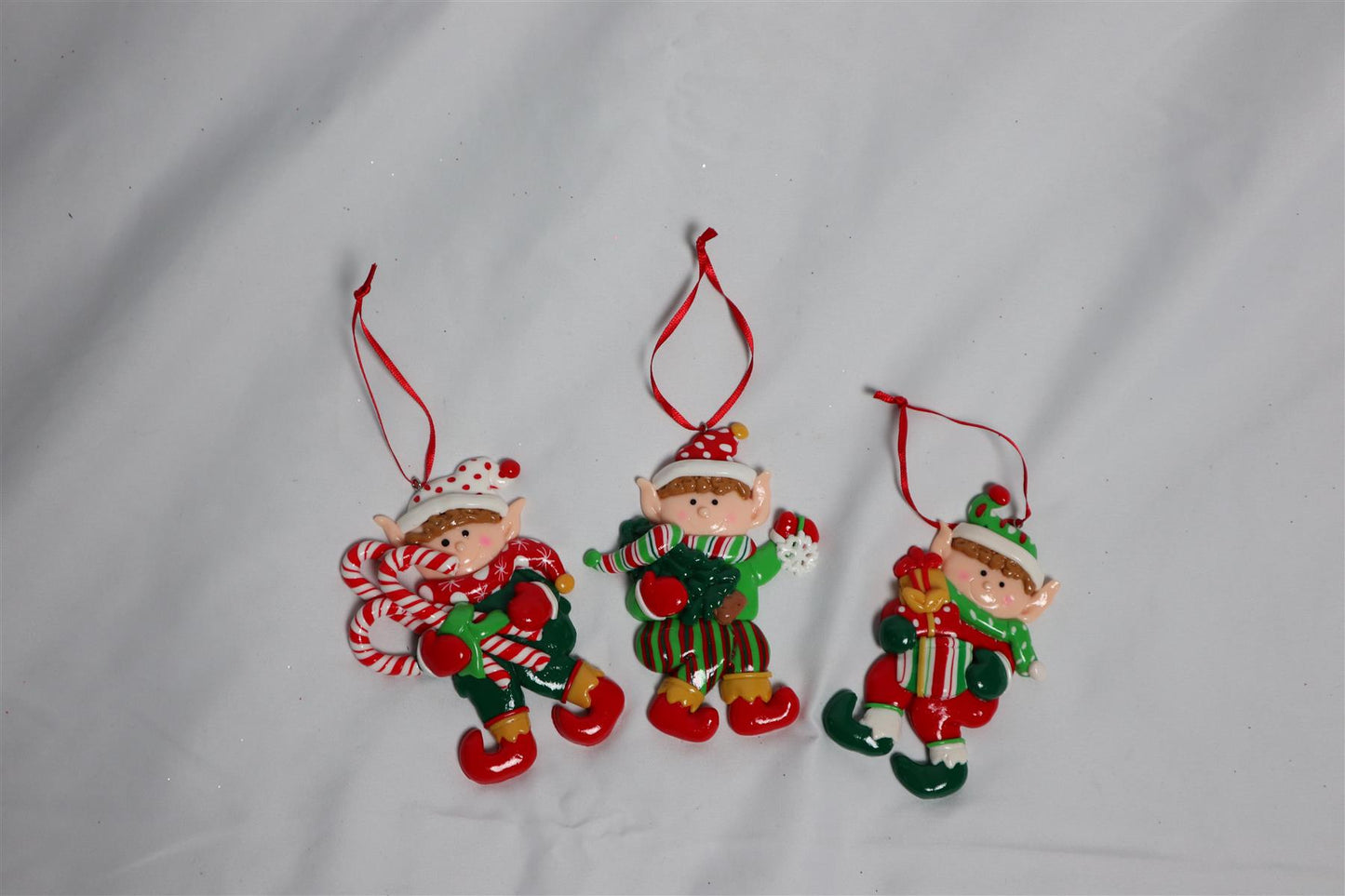 Christmas Hanging Decoration - 3pcs Ceramic