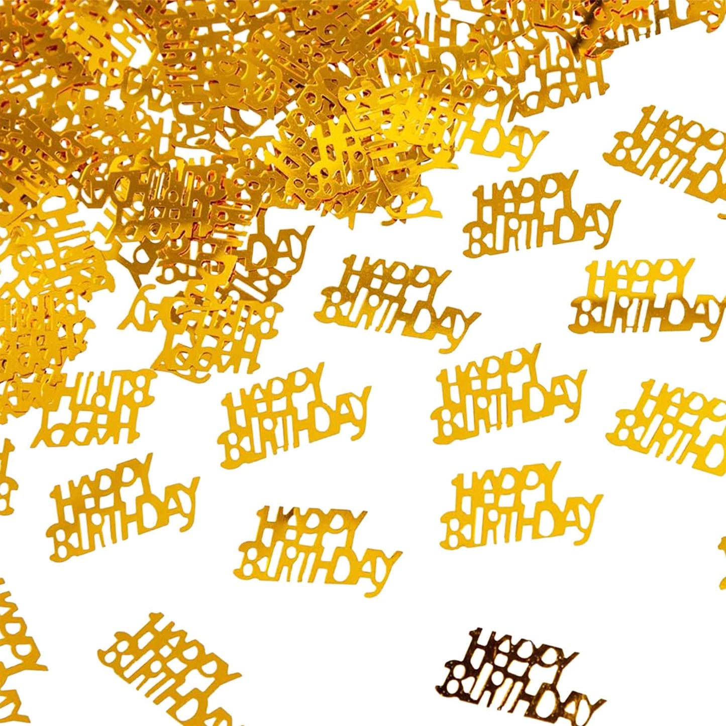 of 14g Gold Happy Birthday Confetti