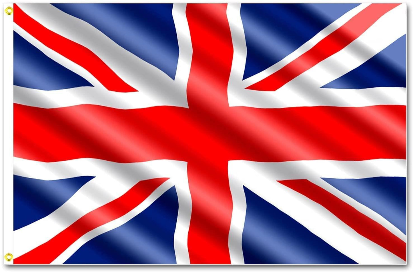 2 Union Jack Flags (5x3ft)