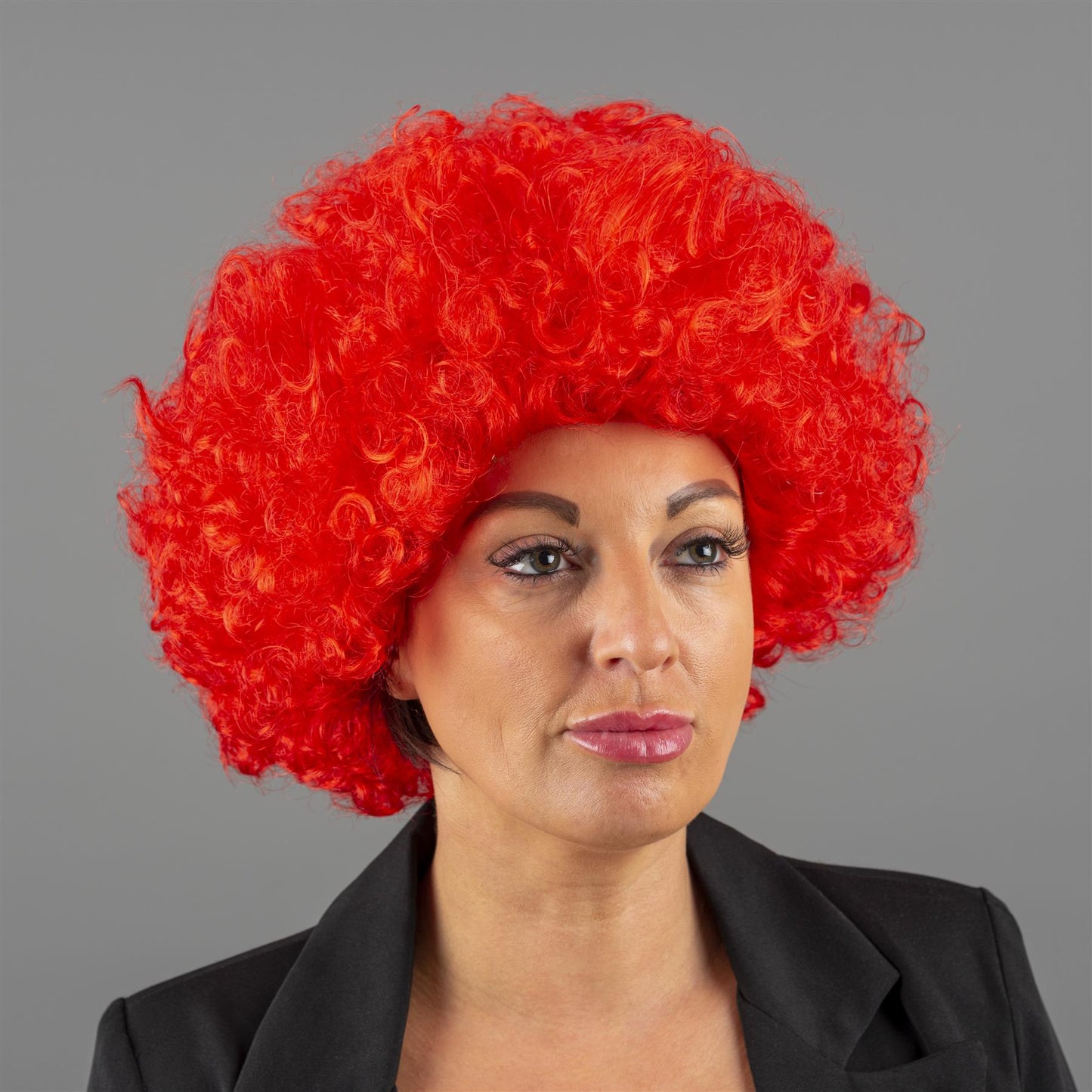 Red Afro Wig