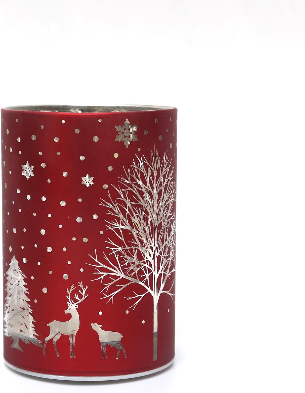 12cm LED Christmas Vase