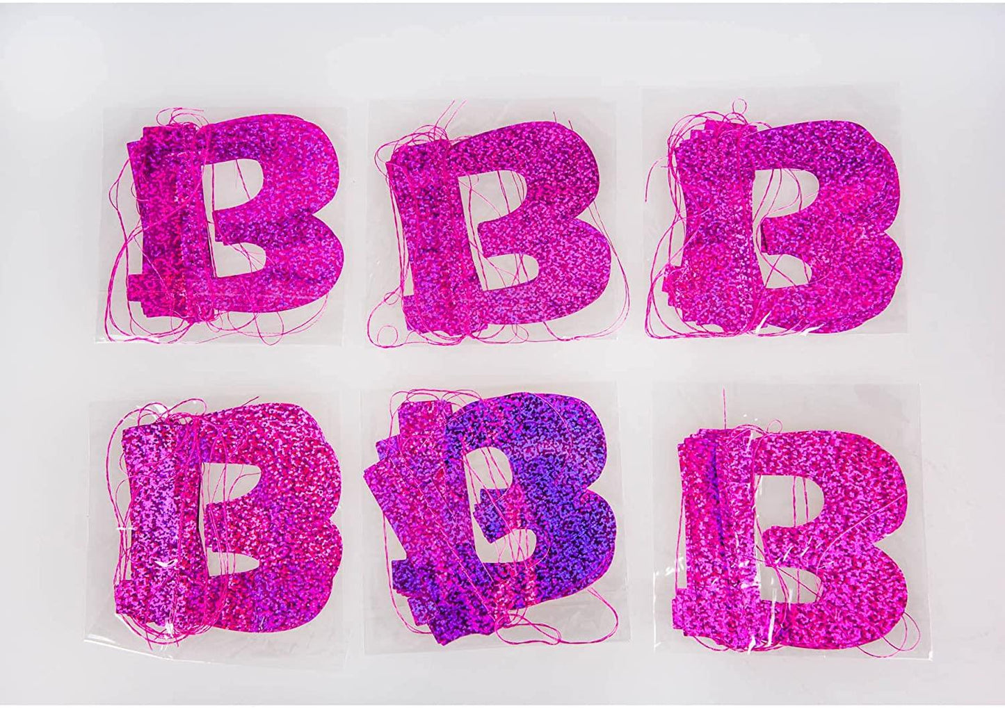 6 Pink 13th Birthday Banners