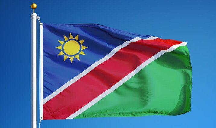 5x3ft Namibia Flag with Eyelets