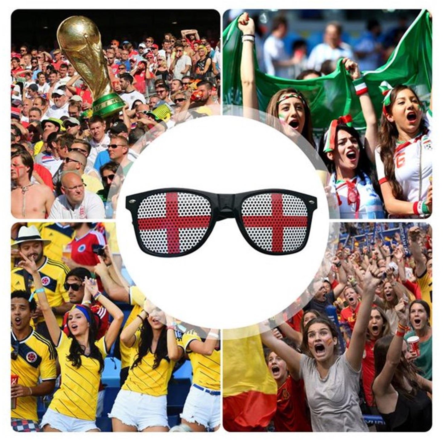 England St George Cross Sunglasses -Single
