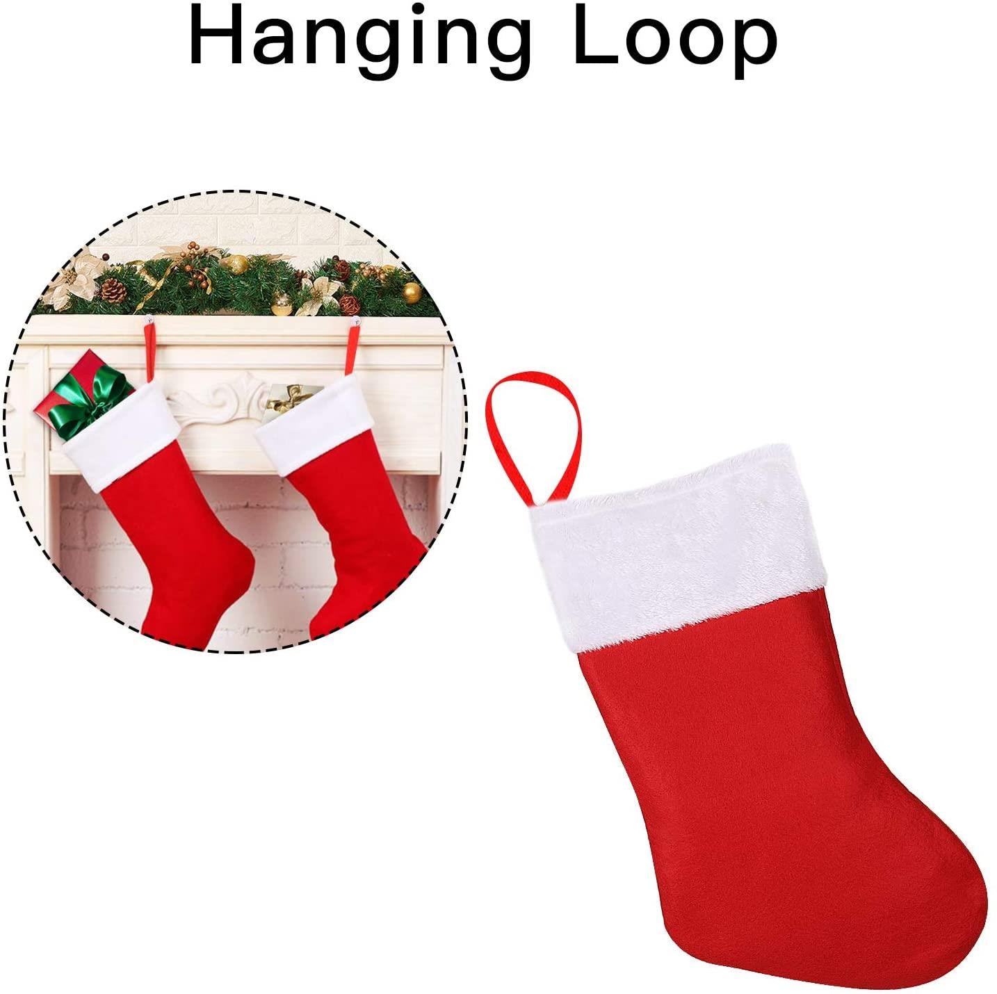 Red Felt Santa Stocking