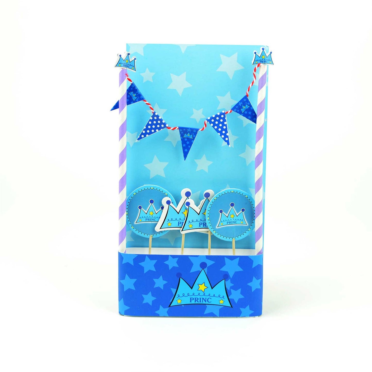 Blue Prince Birthday Cake Crown