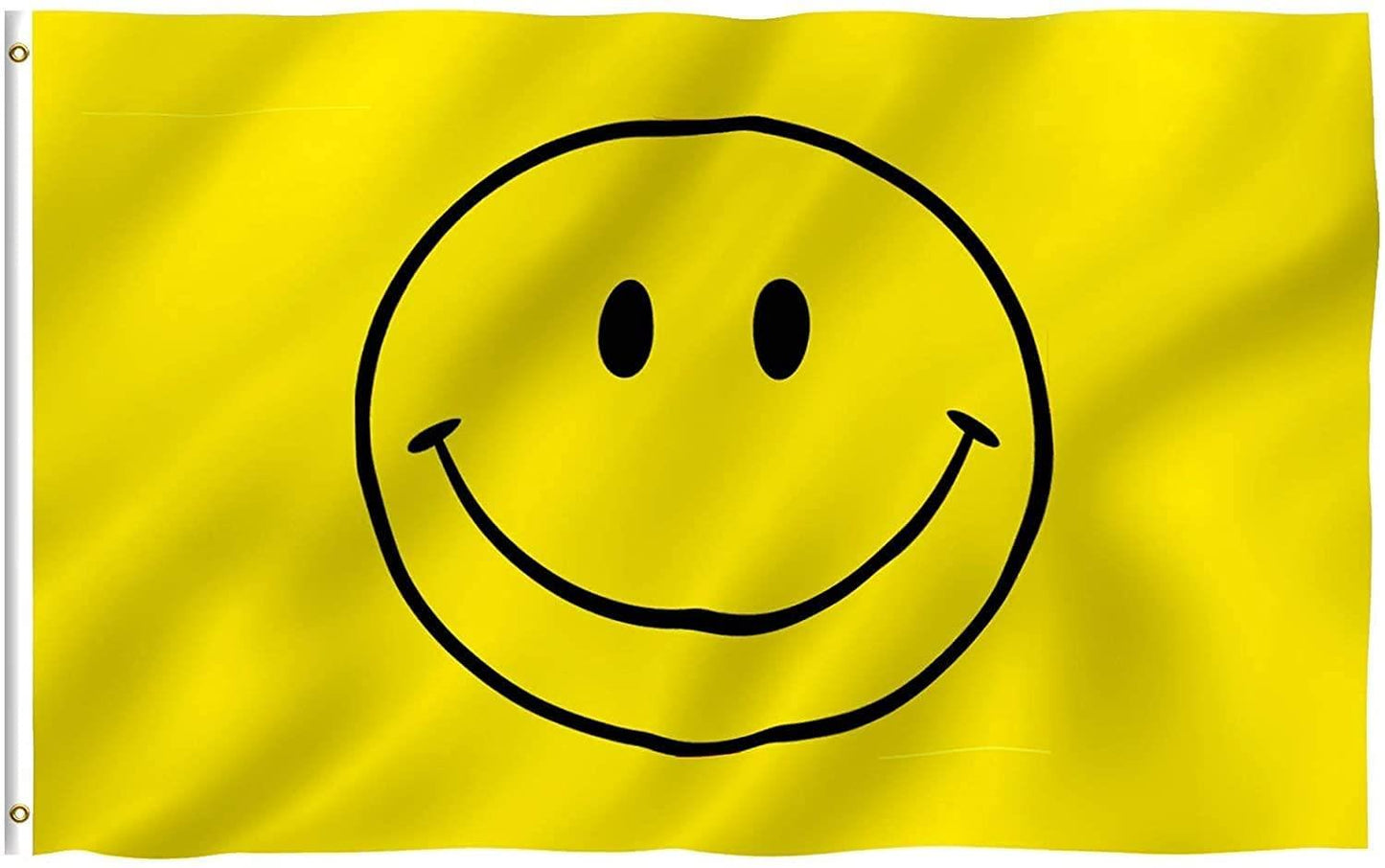 Smile Flag - 5x3ft with Eyelets