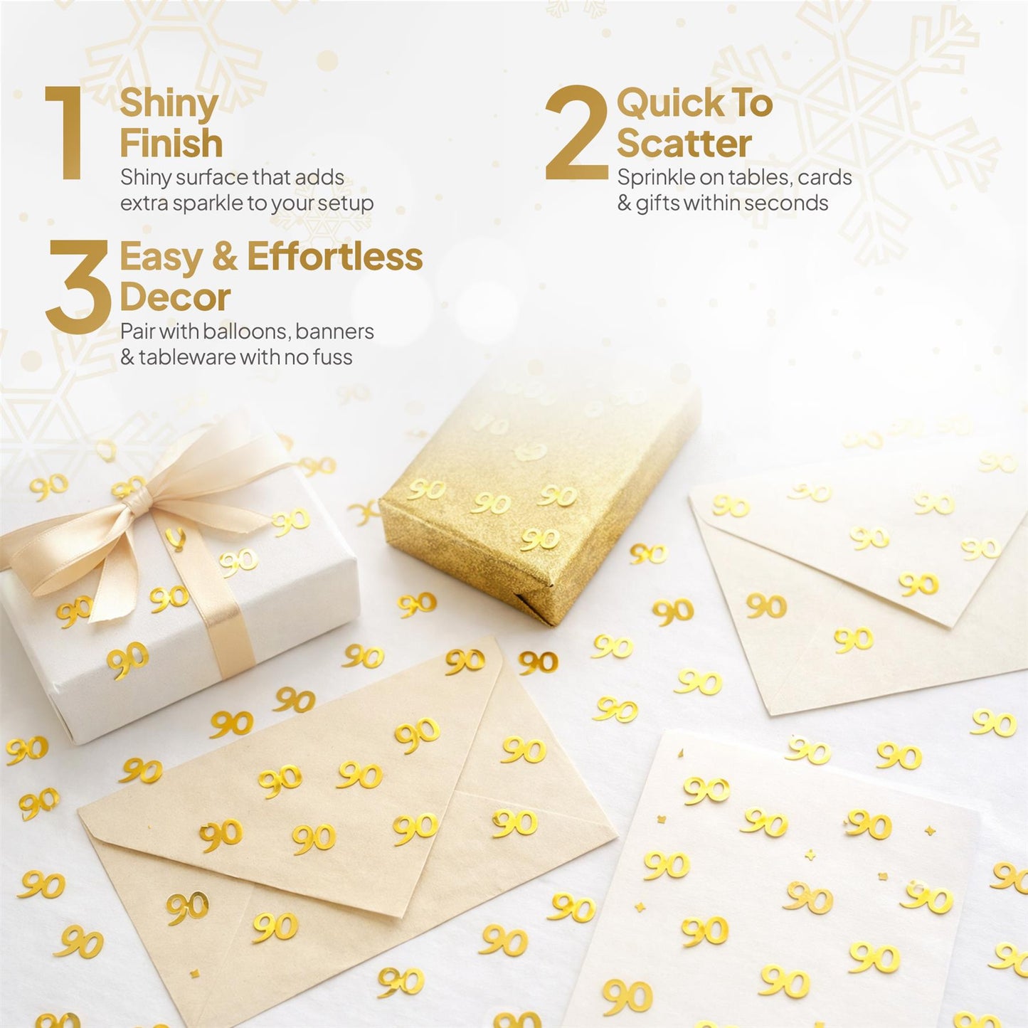 90th Gold Confetti - 14g,