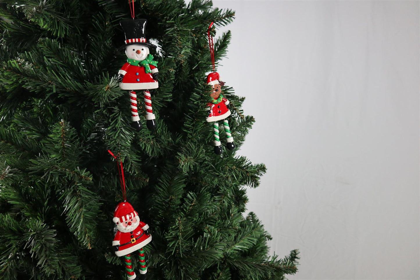 3pcs Ceramic Christmas Hanging Decoration