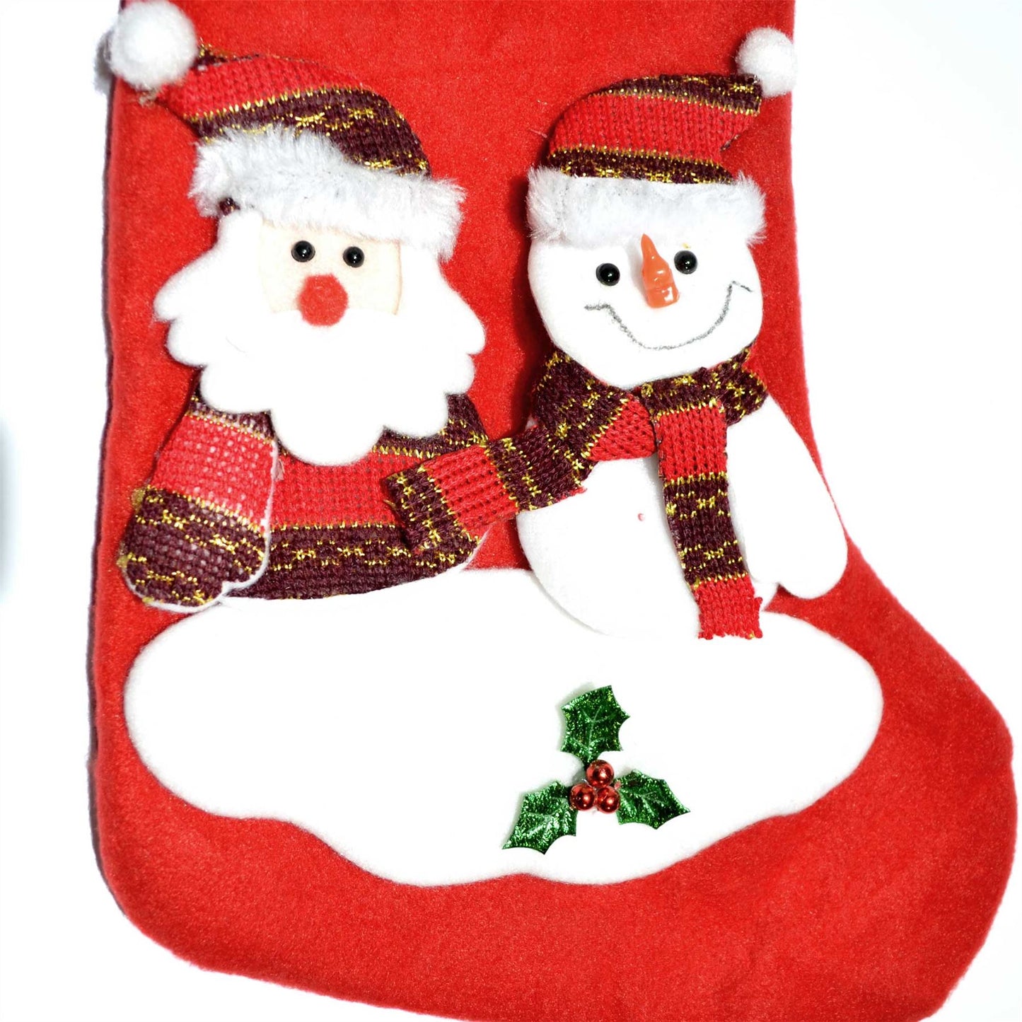 3D Father Christmas Santa Stocking Sack