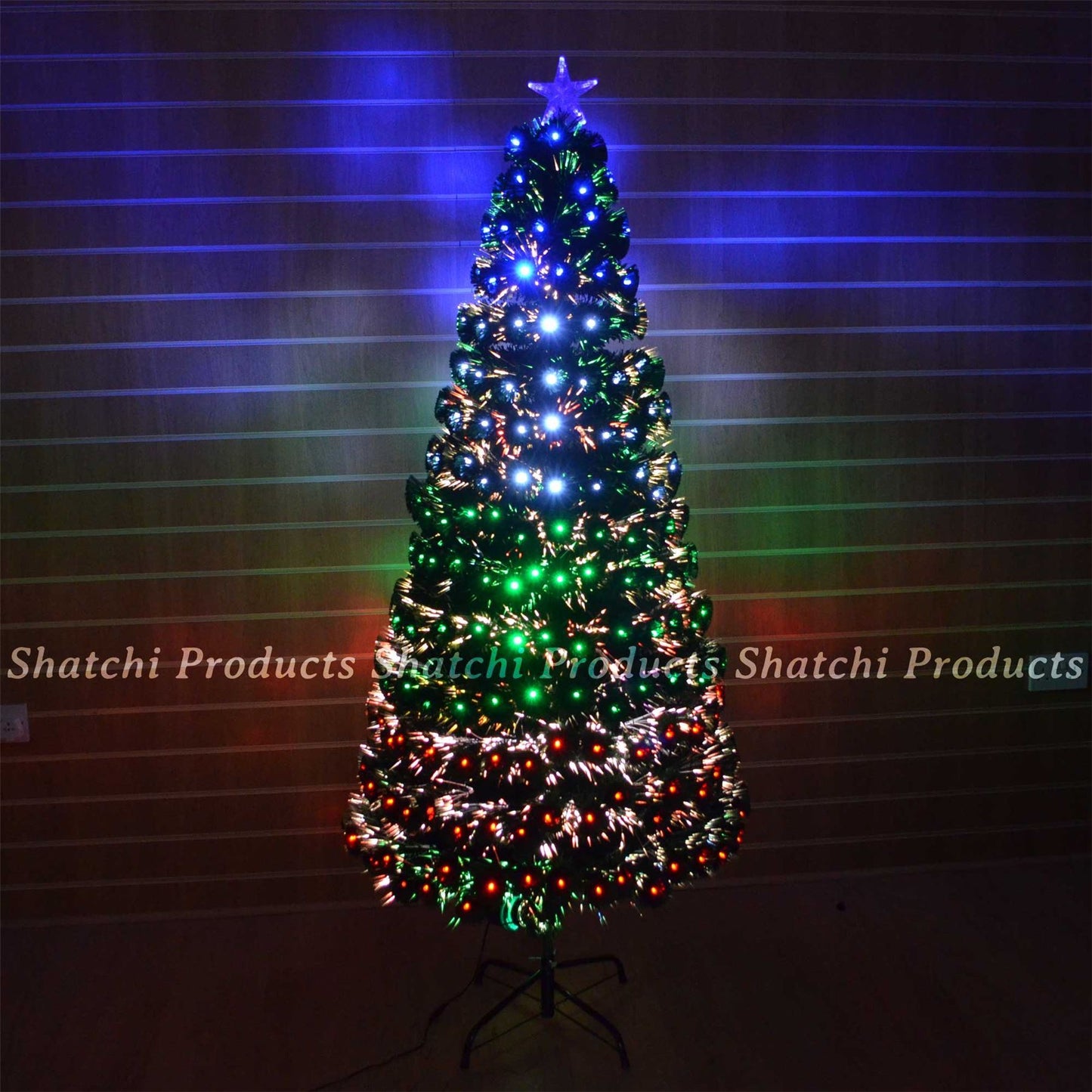 5ft LED Fibre Optic Christmas Tree