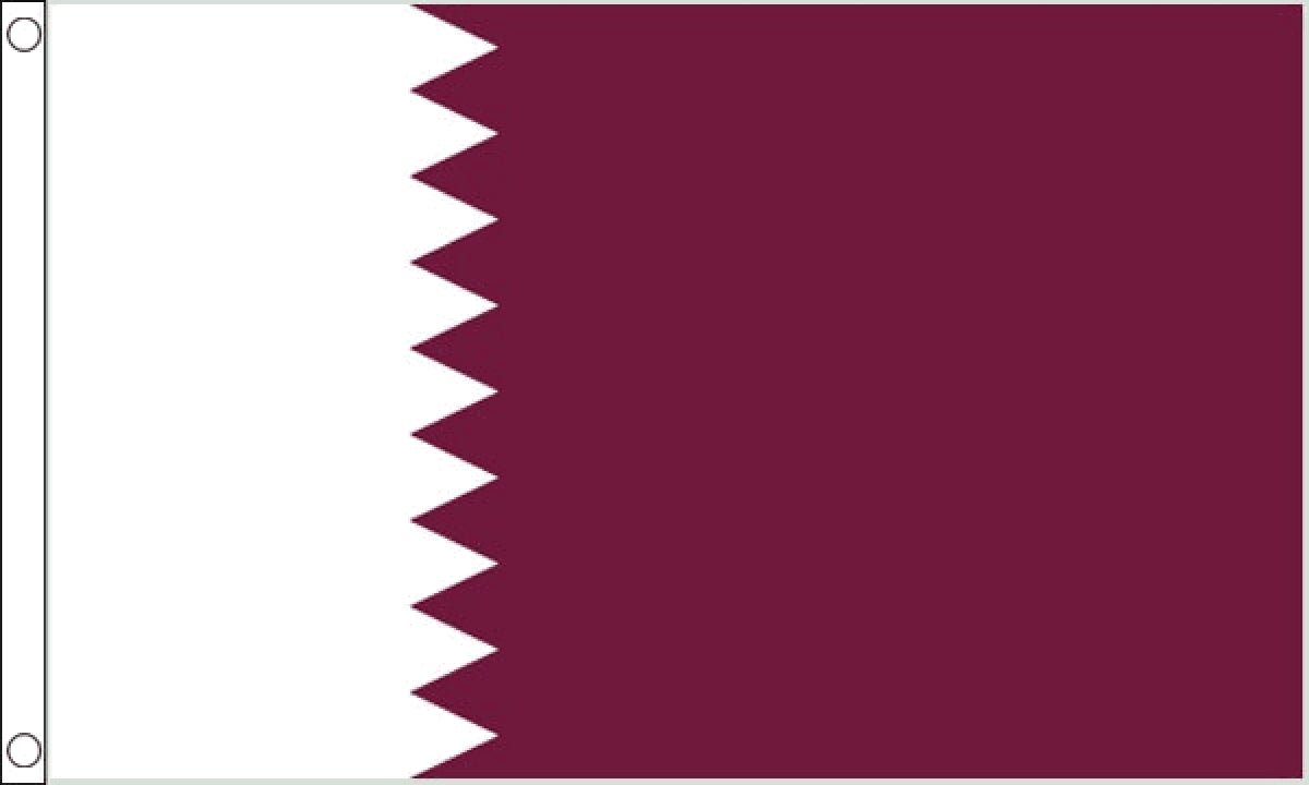 Qatar Flag (5x3ft)