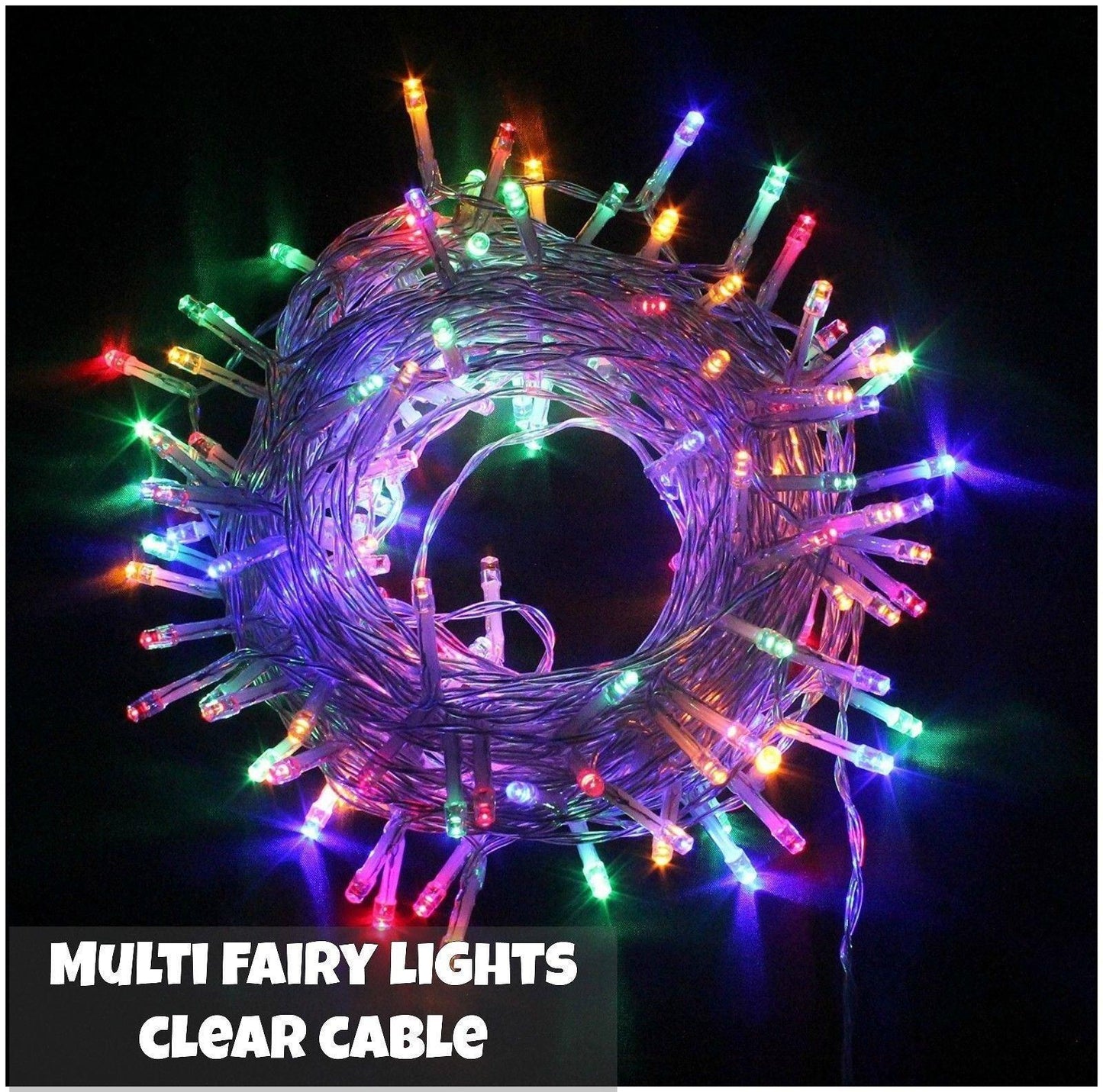 200m LED CC Multi Fun String Lights - 20m