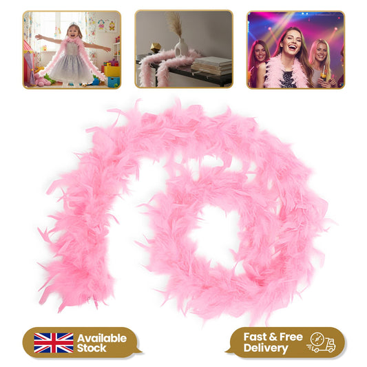 Wicked Feather Boa - Baby Pink