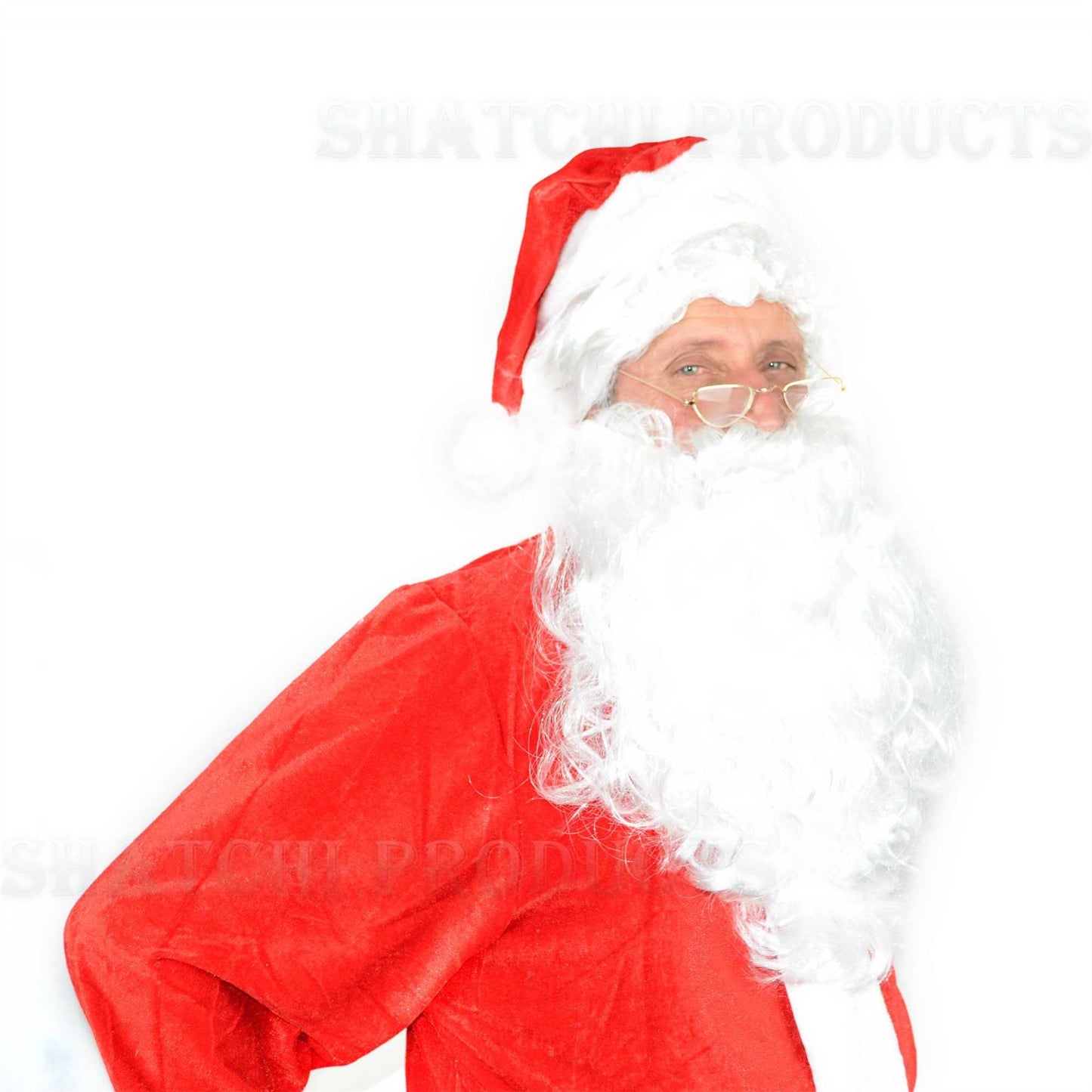 1 x XXL Santa Claus Suit Christmas Fancy Dress Costume