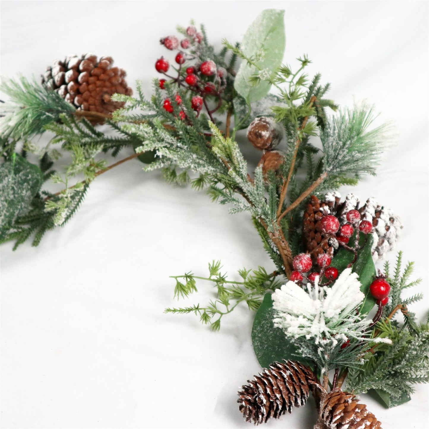 150cm Decorative Garland with Berry Flowers