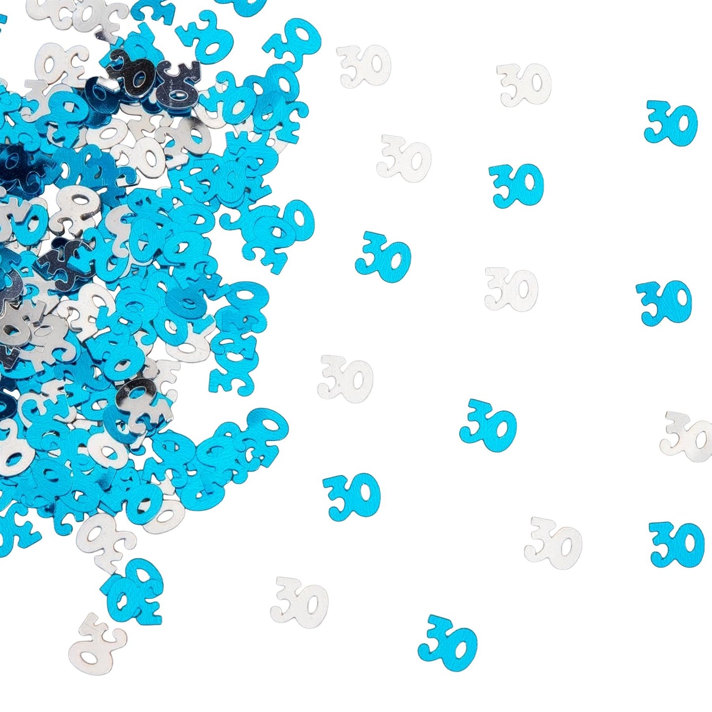 14g 30th Blue Happy Birthday Confetti