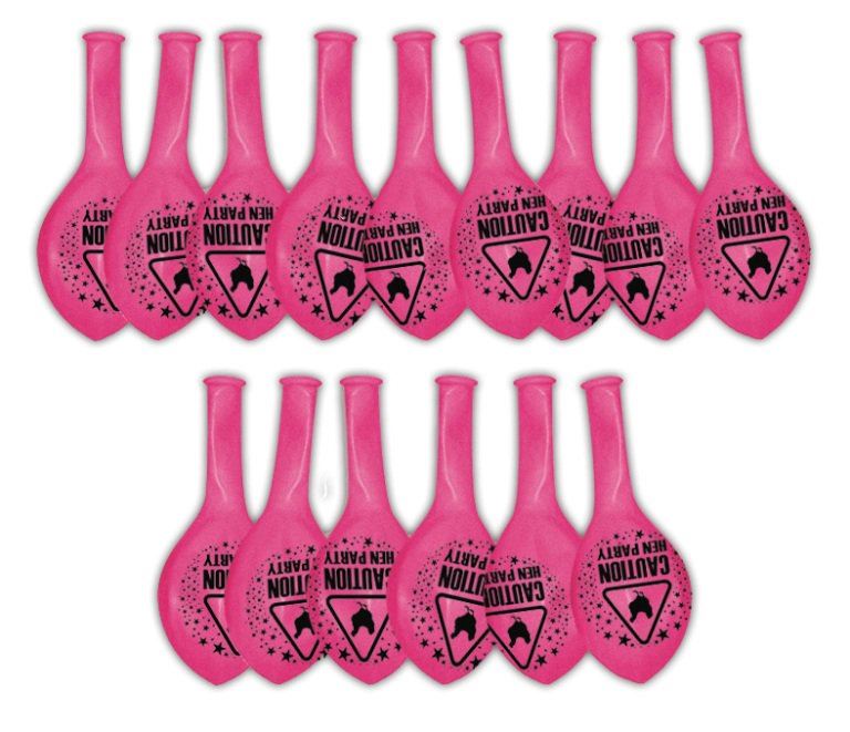 15 Pcs 11" Hen Party Pink Balloons