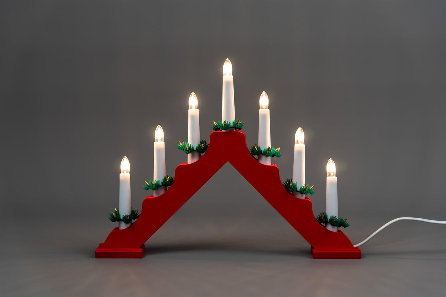 2 Wooden Candle Bridge Lights