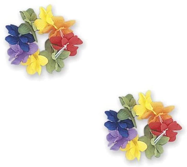 2 pcs Hawaiian Flower Bracelet/Anklet