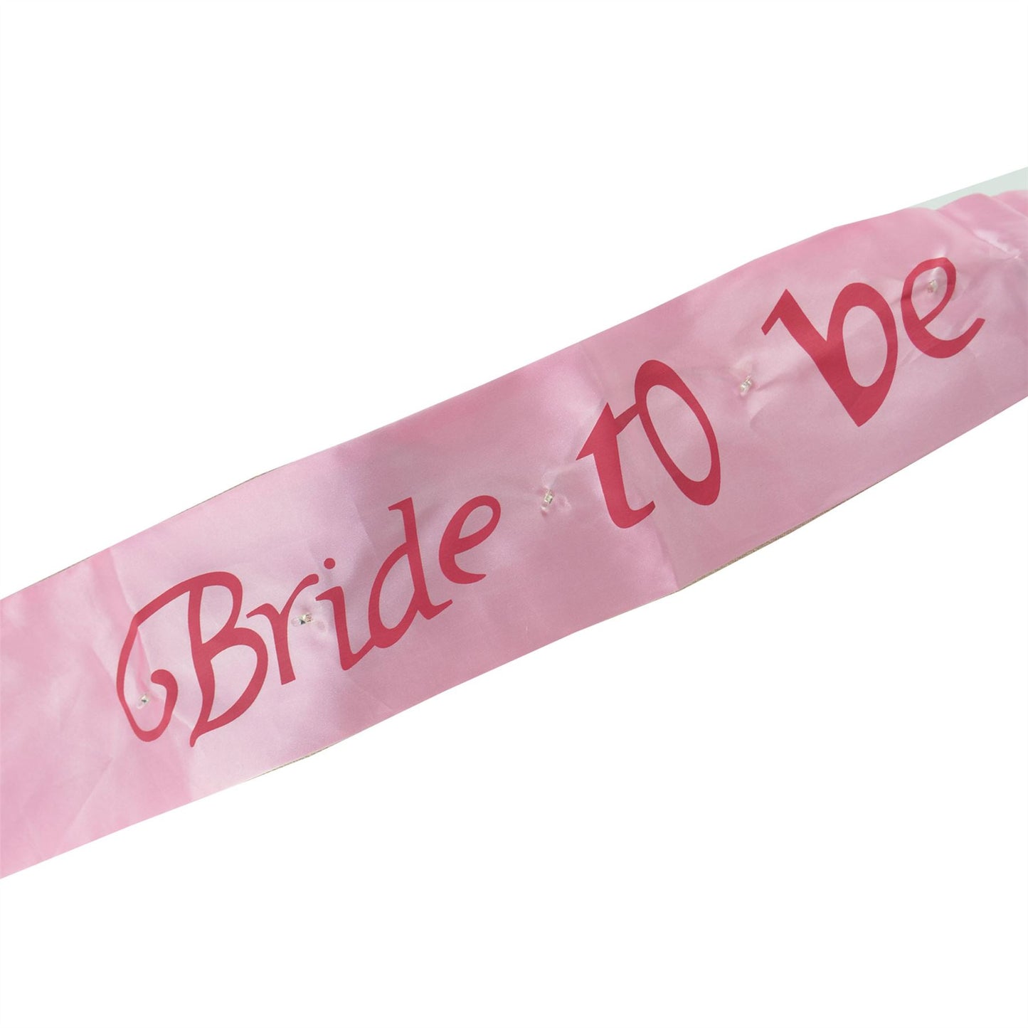 Shatchi BRIDE TO BE Flashing Sash - Pink