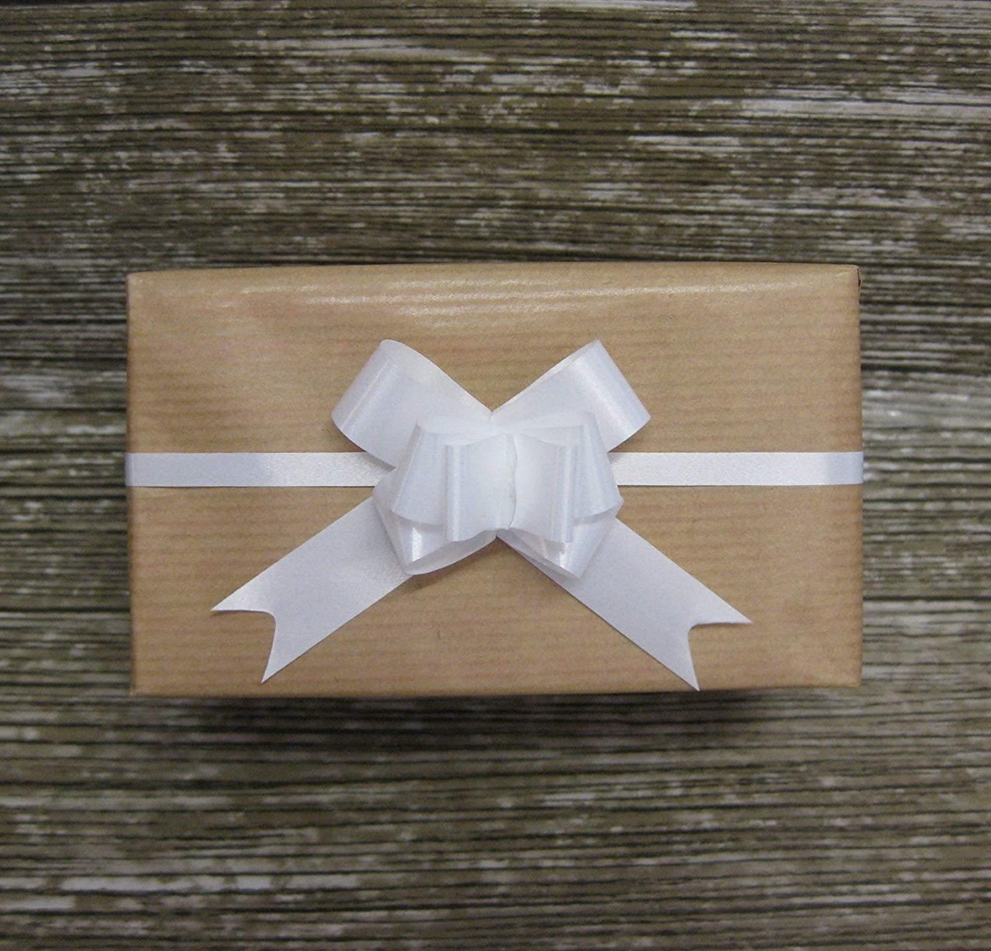 60 White Pullbows (50mm)