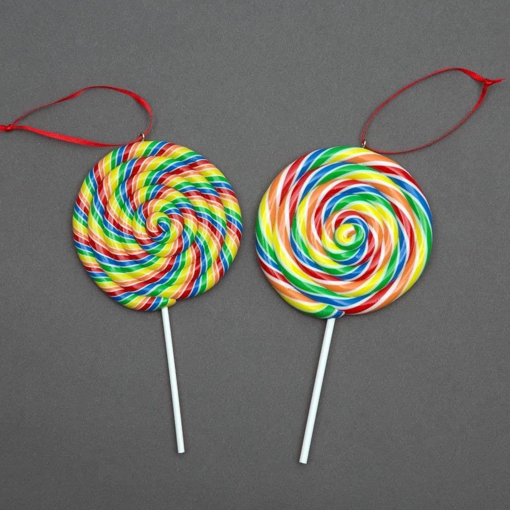 Christmas Hanging Decorations 12Pcs Candy Cane Lollipops